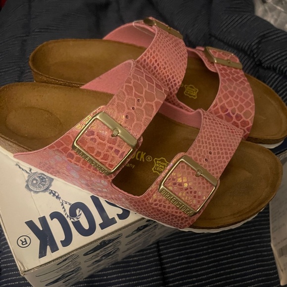 Birkenstock Shoes - Birkenstock Women Sandals with White Outsoles Size 40 NWB